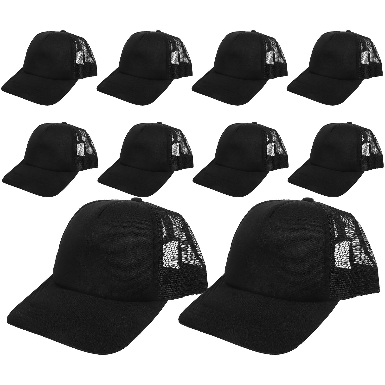 10Pcs Blank Mesh Baseball Hats - огляд і ціна Hat Sublimation Blank